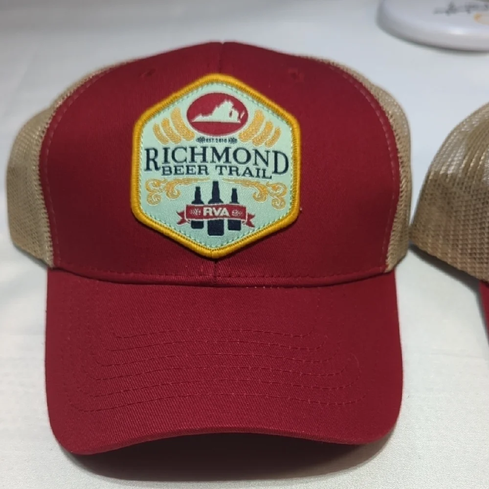 Richmond Beer Trail Red and Tan Hat